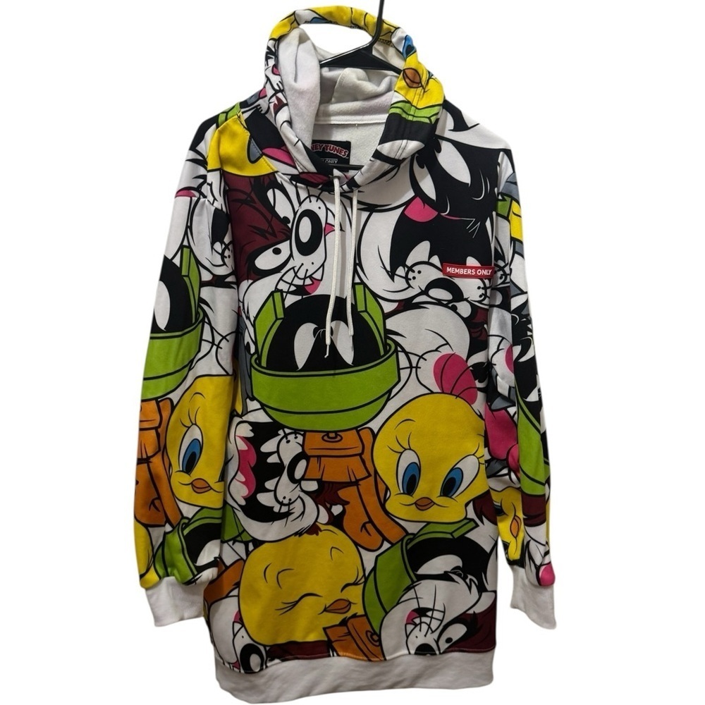 Members Only Looney Tunes Hoodie Size XL